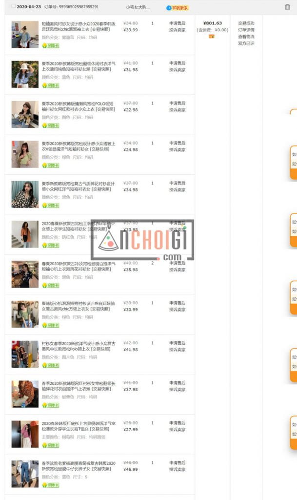 Top shop bán quần áo Taobao chất lượng nay đã có mặt trên Shopee